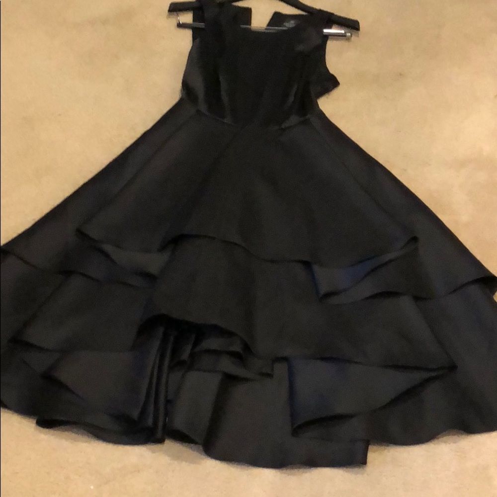 Adrianna Papell black dress for special occasions